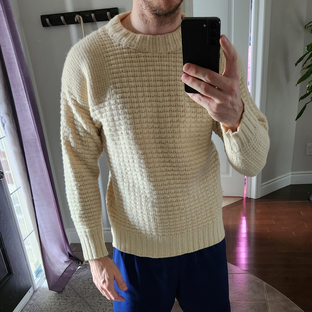 Men's Cream Sweater